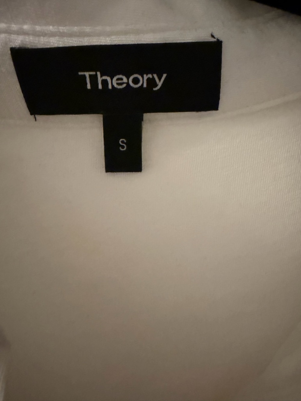 Theory Sorena Sub Button Down Top - Picture 4 of 5